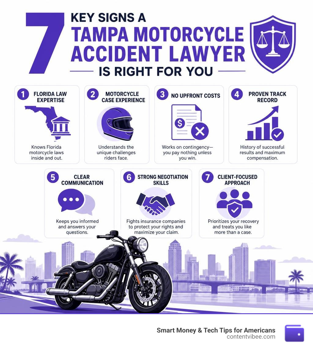 7 Ways to Know if Tampa Motorcycle Accident Lawyer Is Right for You