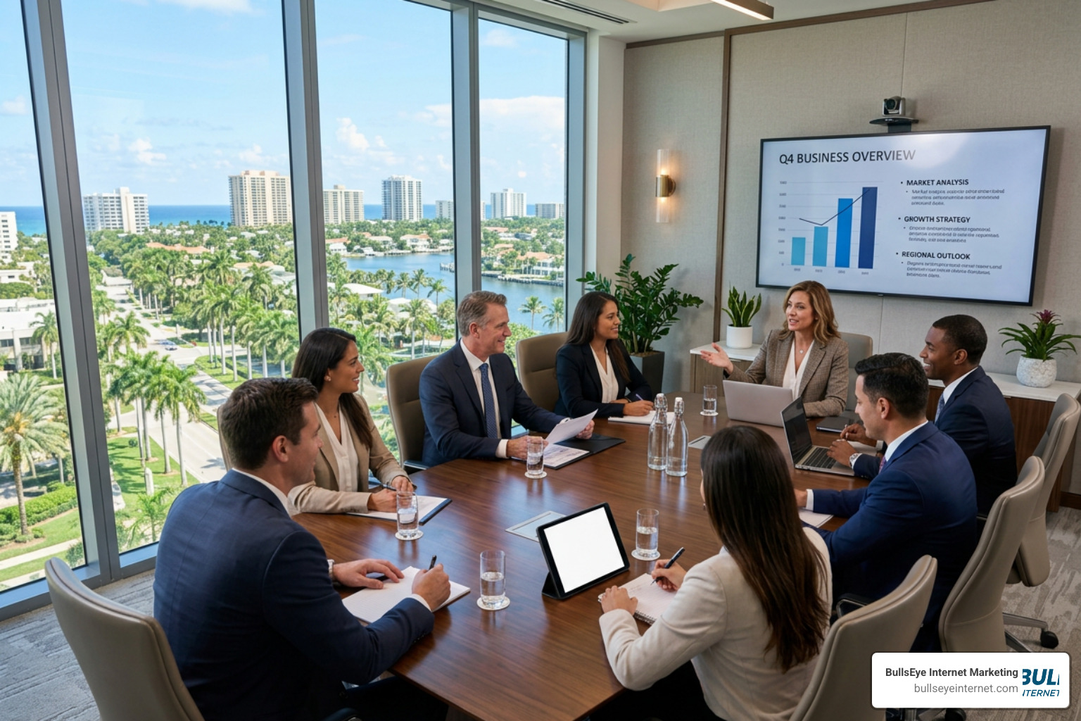luxury business meeting in Boca Raton