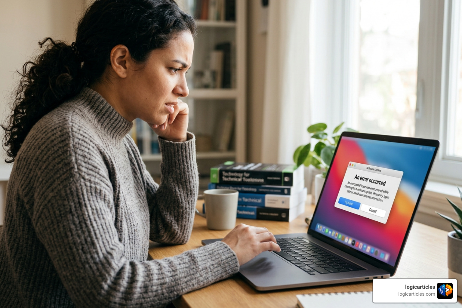 Troubleshooting a device showing software update errors