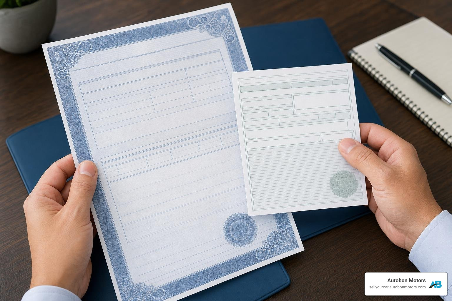 vehicle title and registration documents vehicle title and registration documents