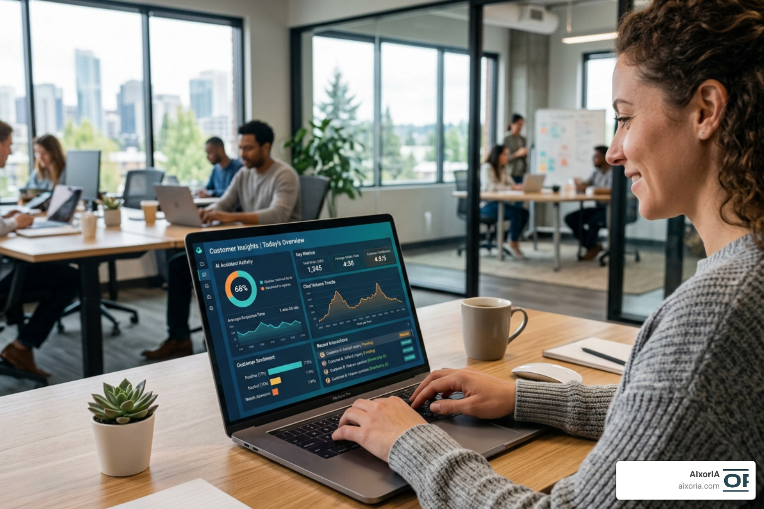 AI-powered customer engagement software dashboard