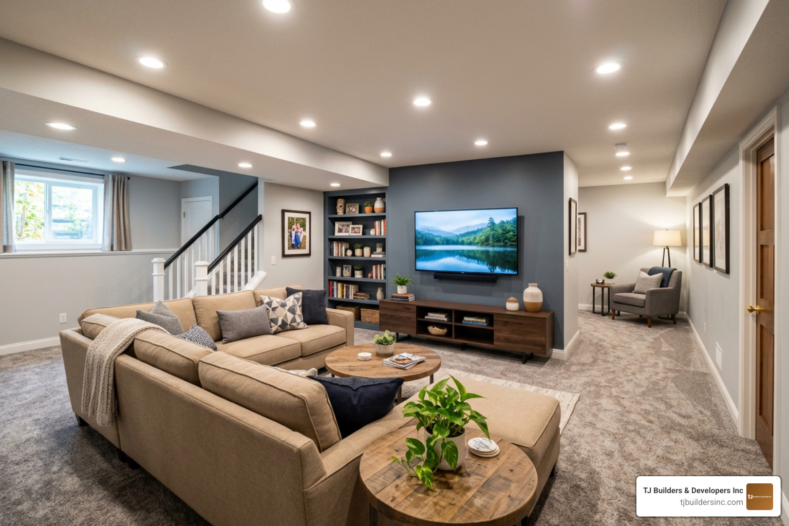 finished basement transformation finished basement transformation