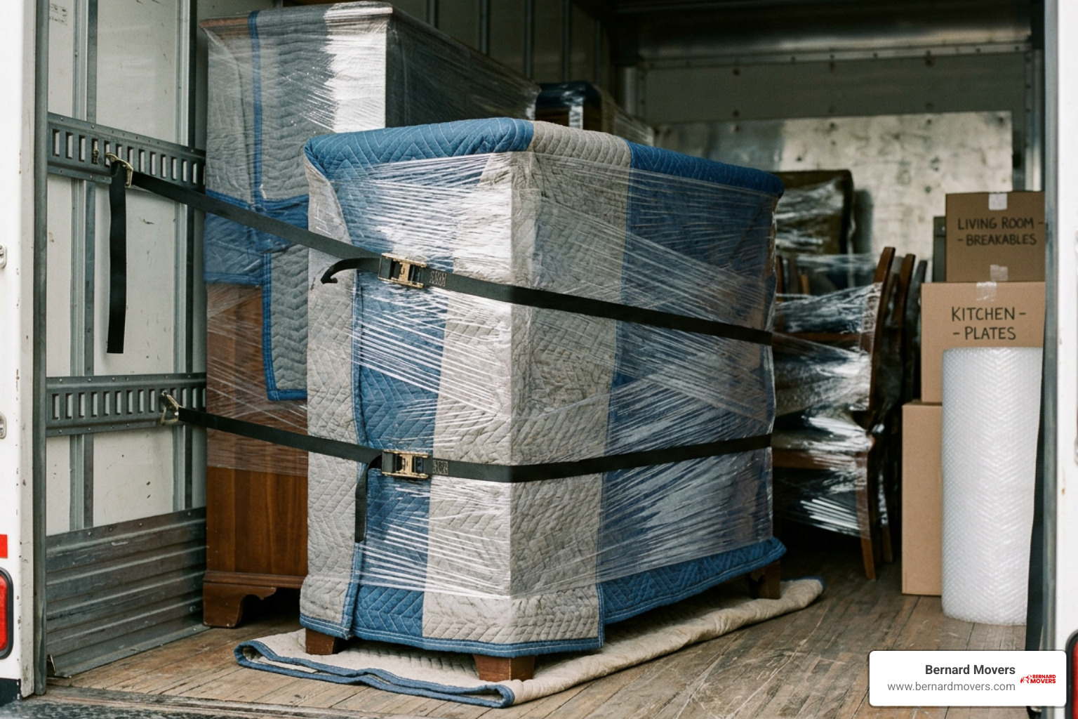 furniture wrapped in moving blankets and shrink wrap furniture wrapped in moving blankets and shrink wrap