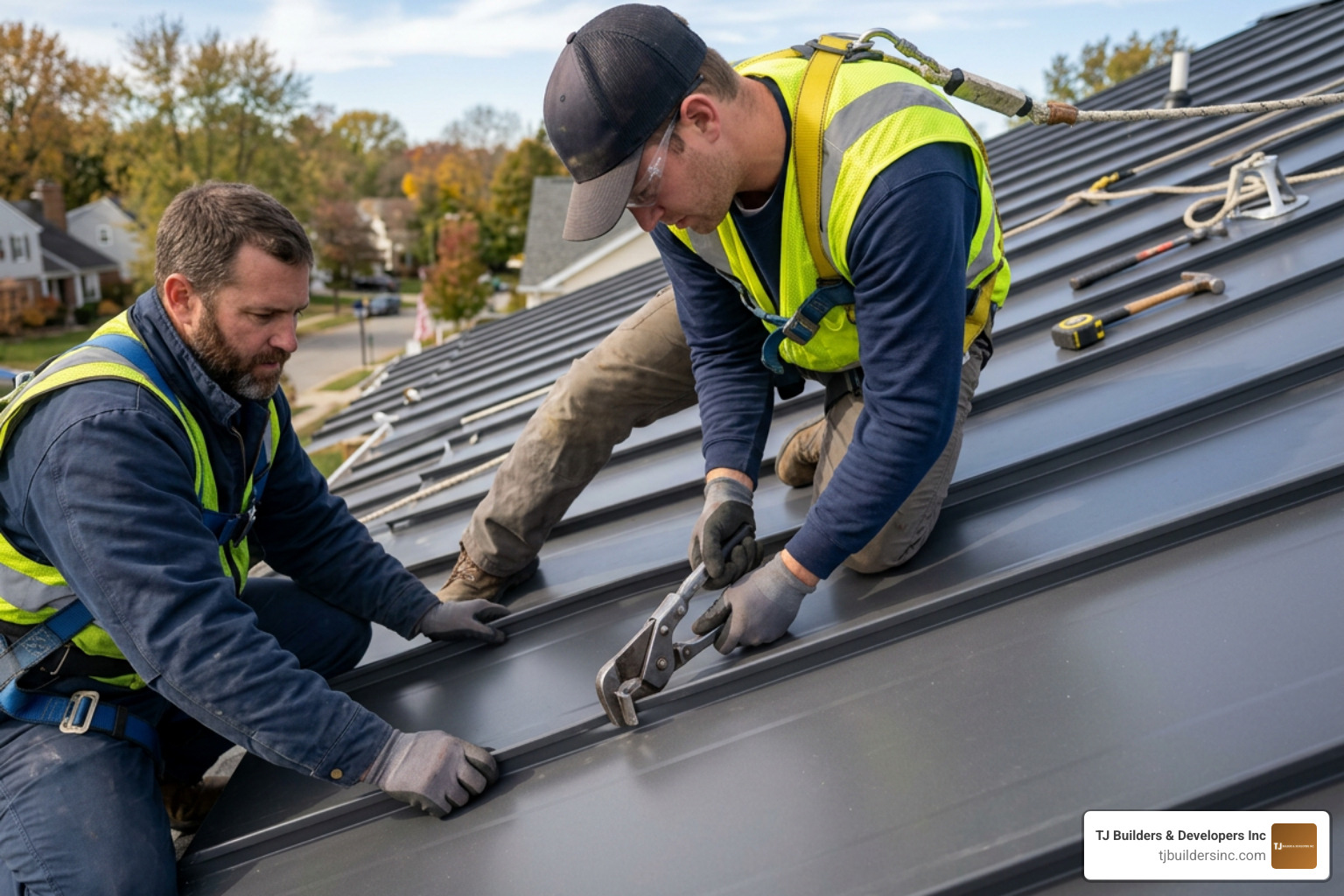 Professional standing seam panel engagement and locking system