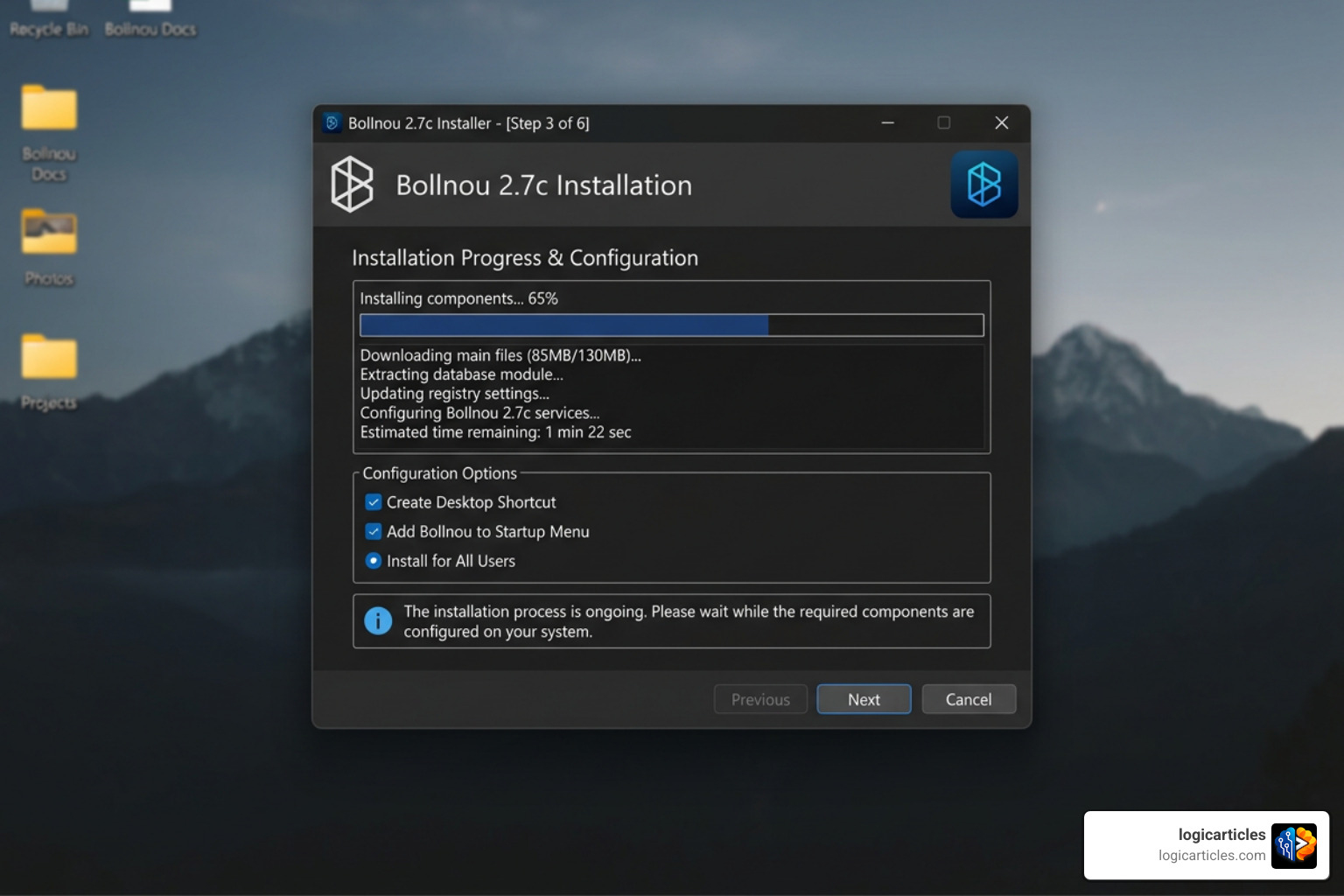Bollnou2.7c step-by-step installation process and configuration wizard Bollnou2.7c step-by-step installation process and configuration wizard