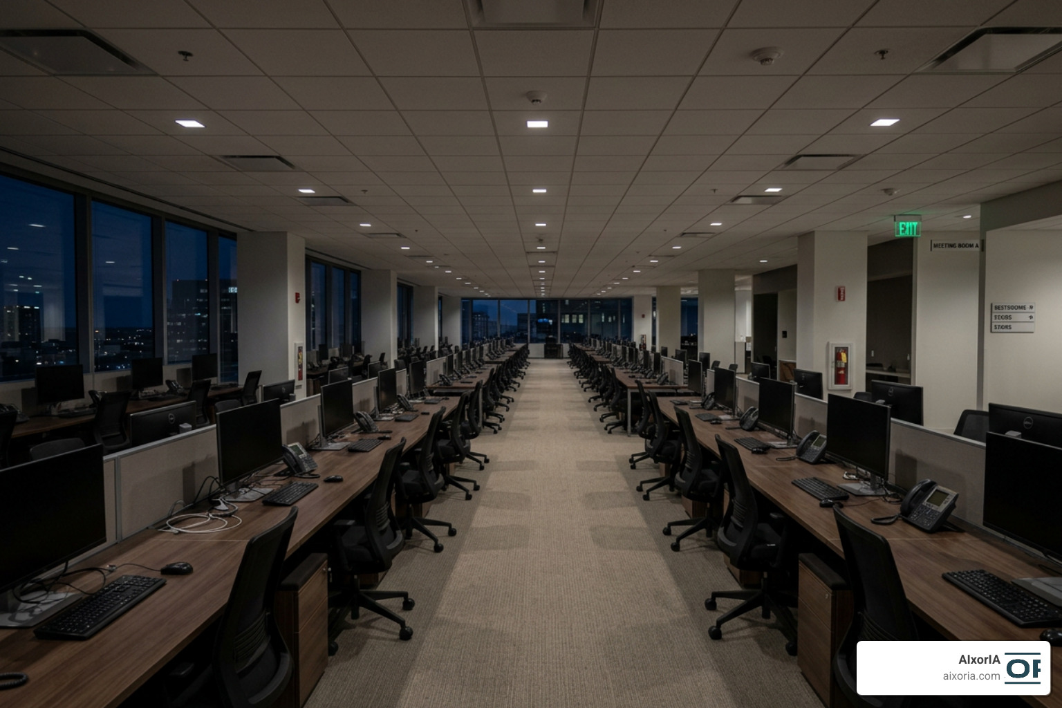 Corporate restructuring and empty office desks Corporate restructuring and empty office desks