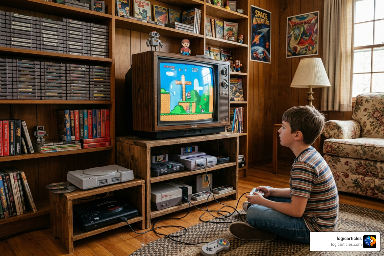 console thegamearchives retro gaming setup