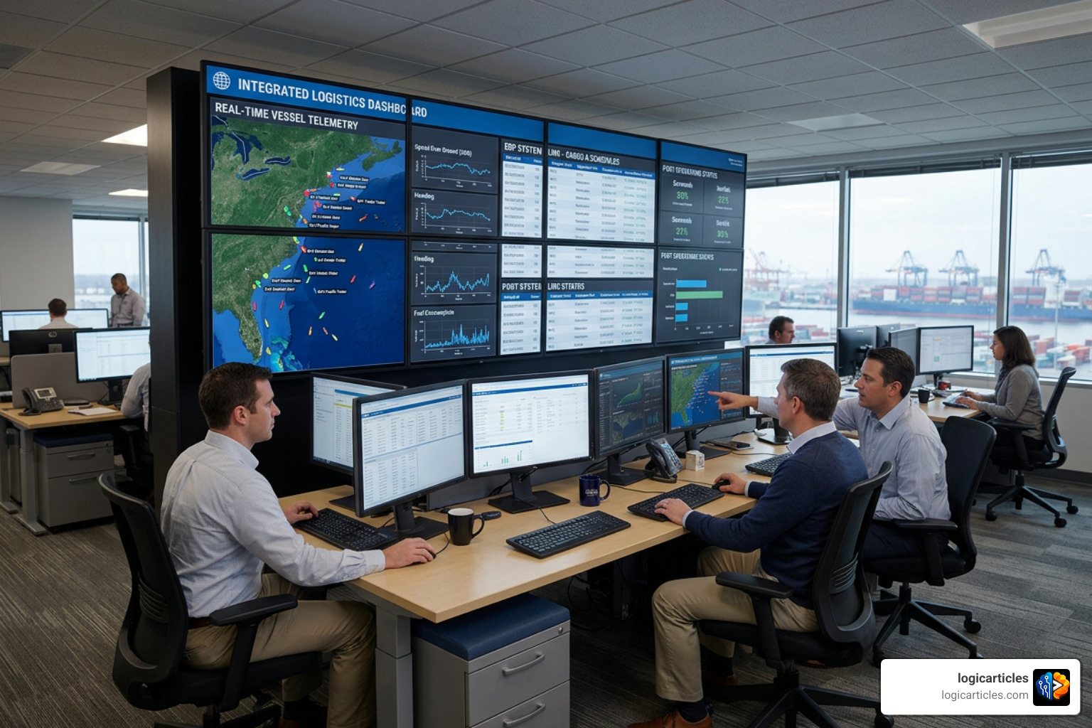 software integration dashboard linking ERP and vessel telemetry software integration dashboard linking ERP and vessel telemetry