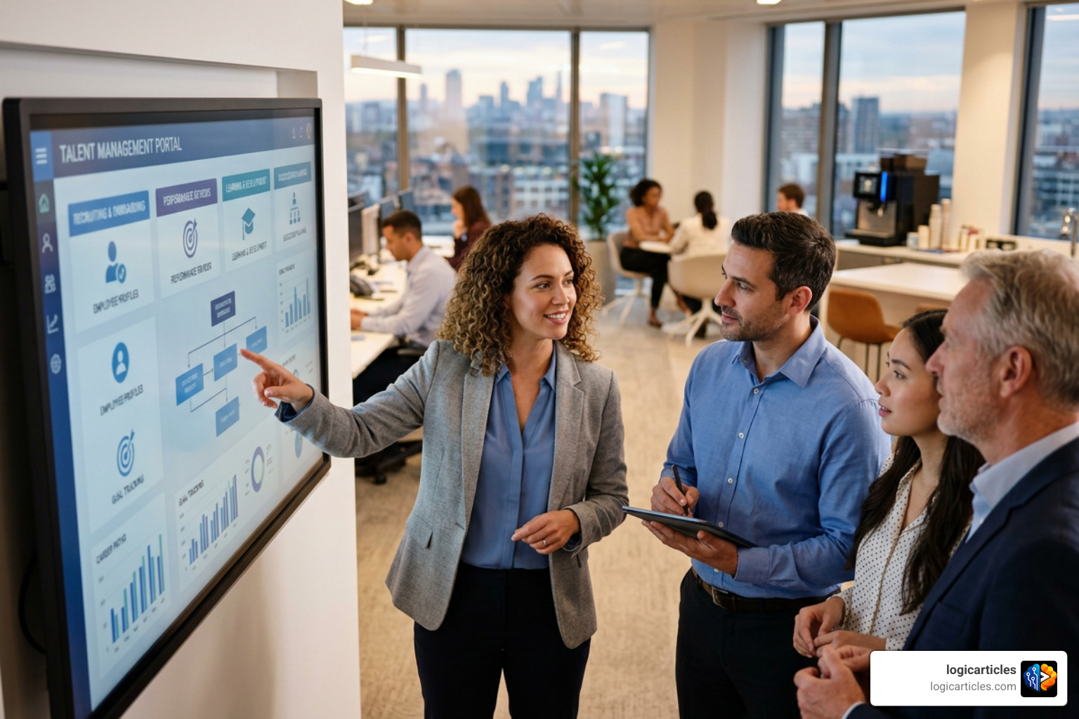 Core HR modules and employee development dashboard Core HR modules and employee development dashboard