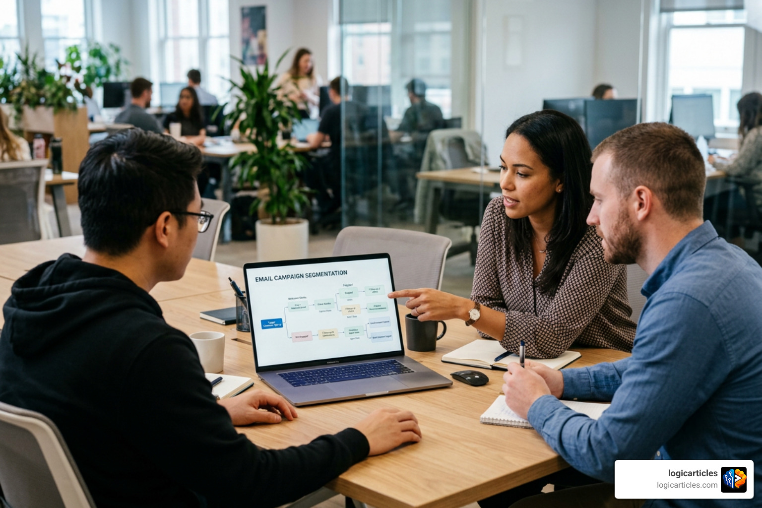 Personalized email segmentation workflow with visual targeting branches Personalized email segmentation workflow with visual targeting branches