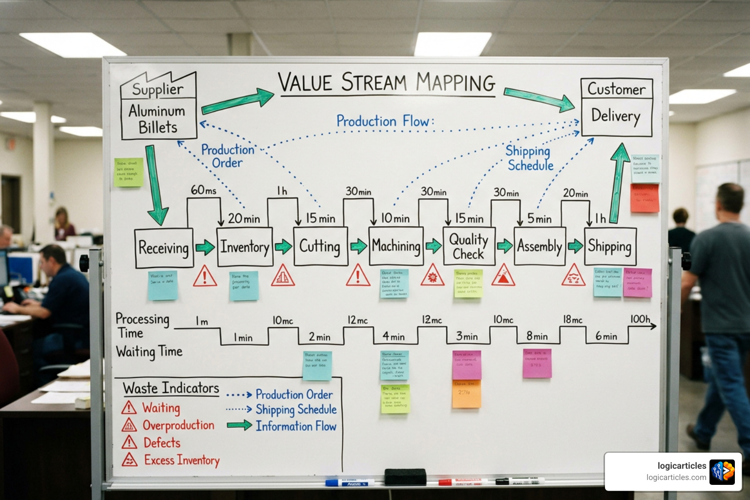 Value Stream Mapping diagram Value Stream Mapping diagram