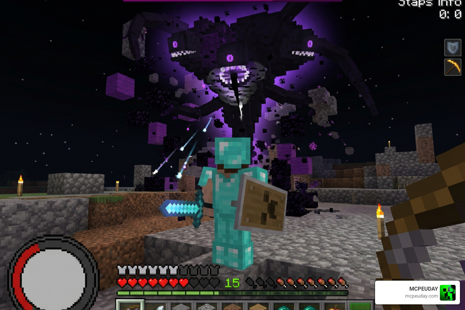 Cracker's Wither Storm Addon Minecraft Bedrock survival Cracker's Wither Storm Addon Minecraft Bedrock survival