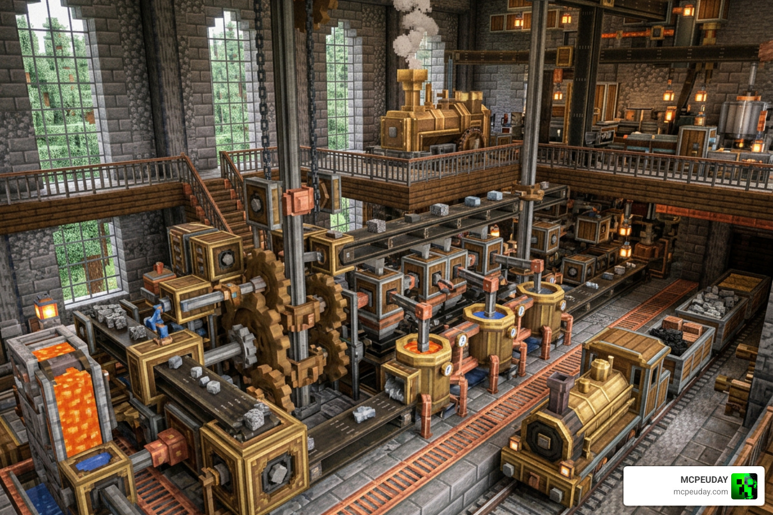 Create Addon Minecraft automation factory building mechanical power Create Addon Minecraft automation factory building mechanical power