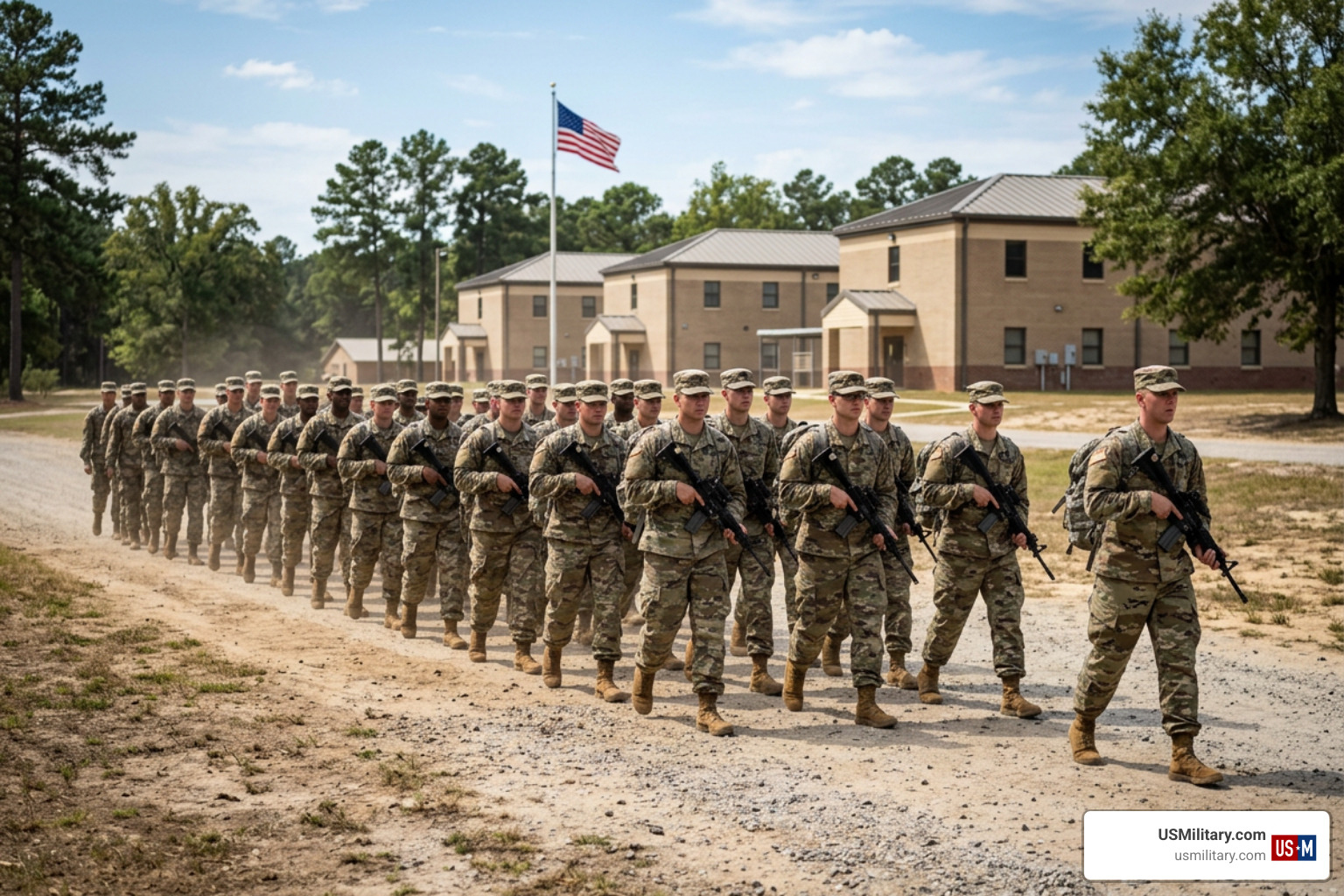 Fort Jackson training grounds
