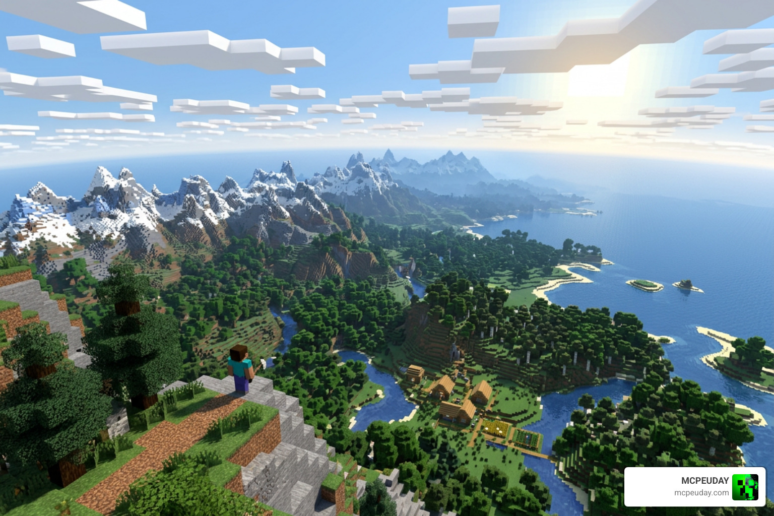 Distant Horizons Texture Pack Minecraft world with extreme render distance Distant Horizons Texture Pack Minecraft world with extreme render distance