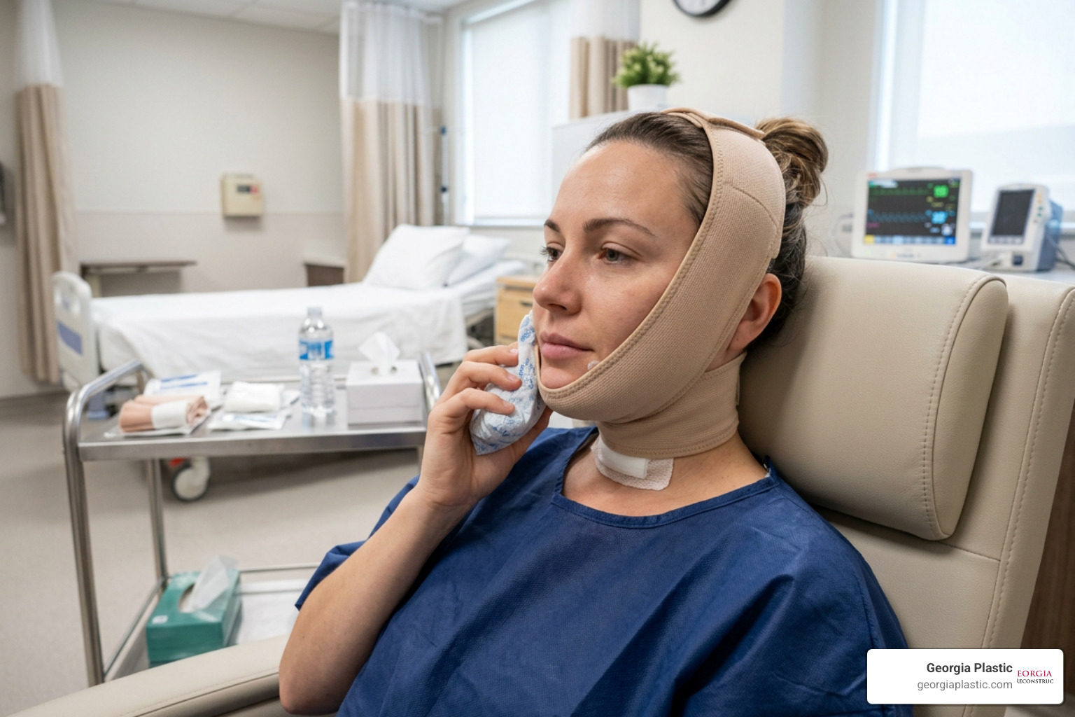 chin liposuction recovery garment