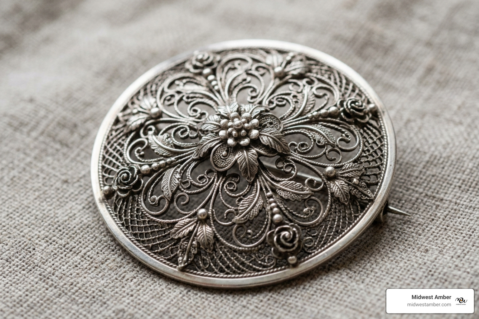 intricate filigree brooch intricate filigree brooch