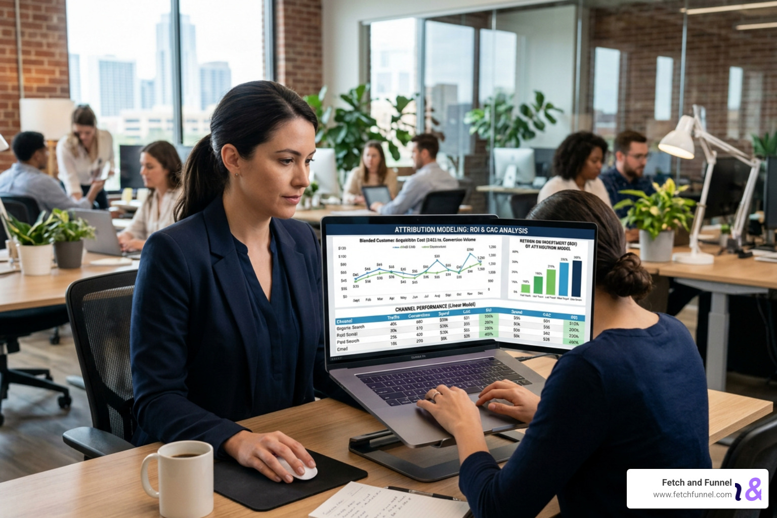 attribution modeling diagram blended CAC and return on investment attribution modeling diagram blended CAC and return on investment
