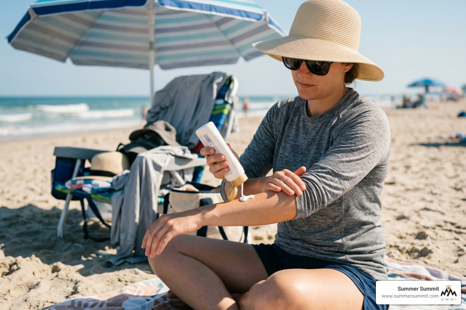 comprehensive sun protection routine with sunscreen and physical barriers comprehensive sun protection routine with sunscreen and physical barriers