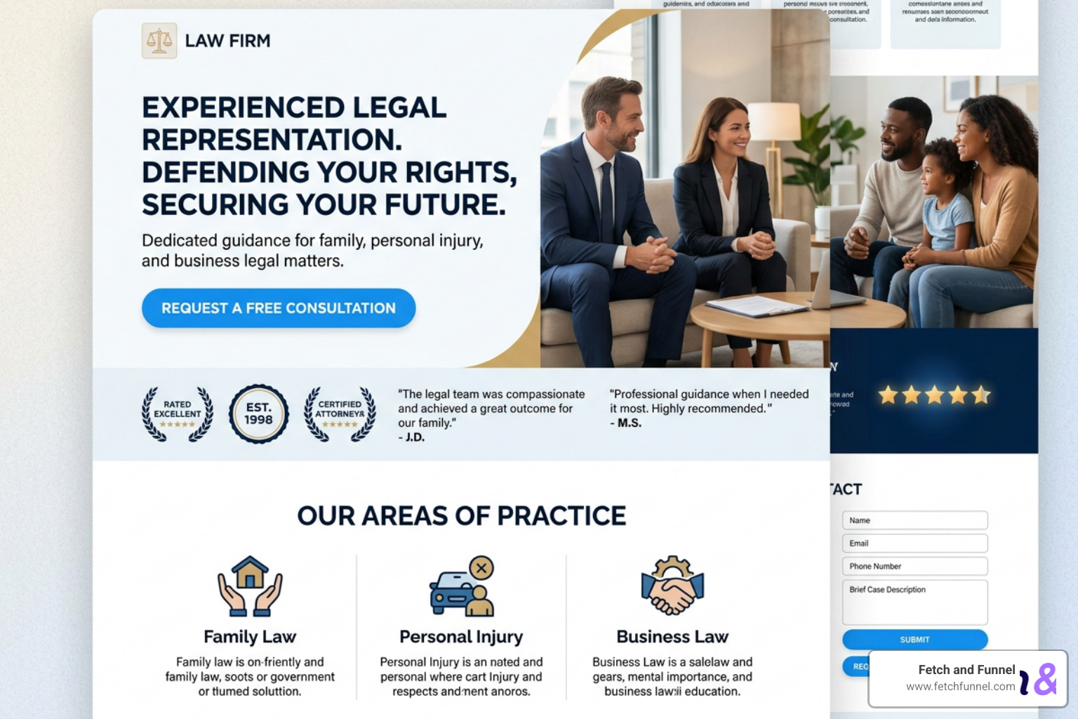 high converting legal landing page with trust signals and clear call to action high converting legal landing page with trust signals and clear call to action