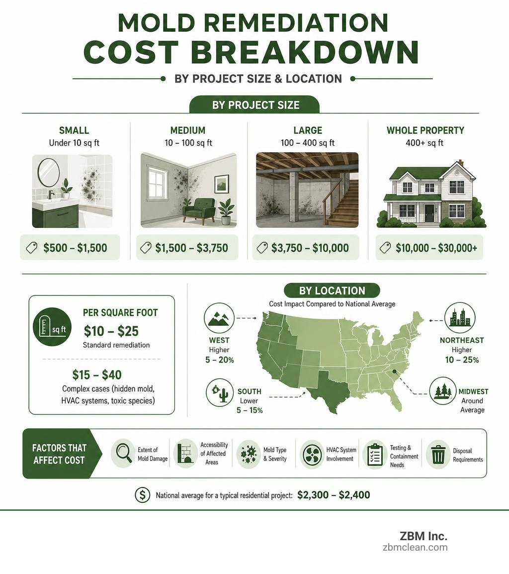 mold remediation cost breakdown by project size and location infographic infographic mold remediation cost breakdown by project size and location infographic infographic