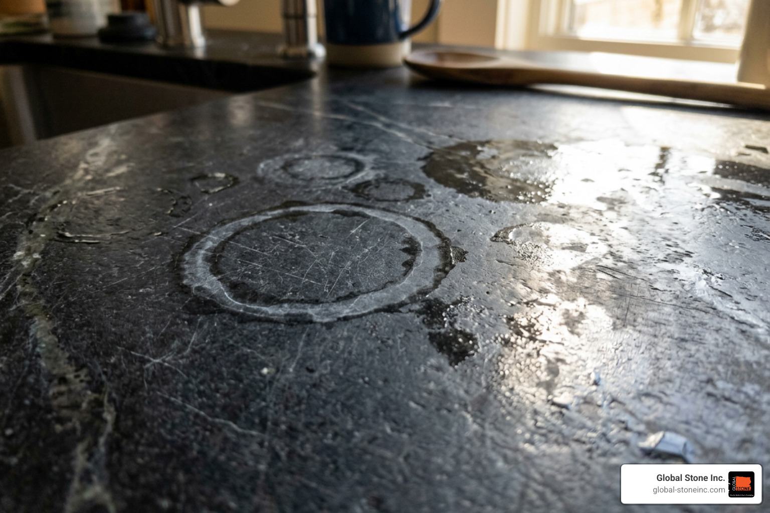 water rings on soapstone countertop water rings on soapstone countertop