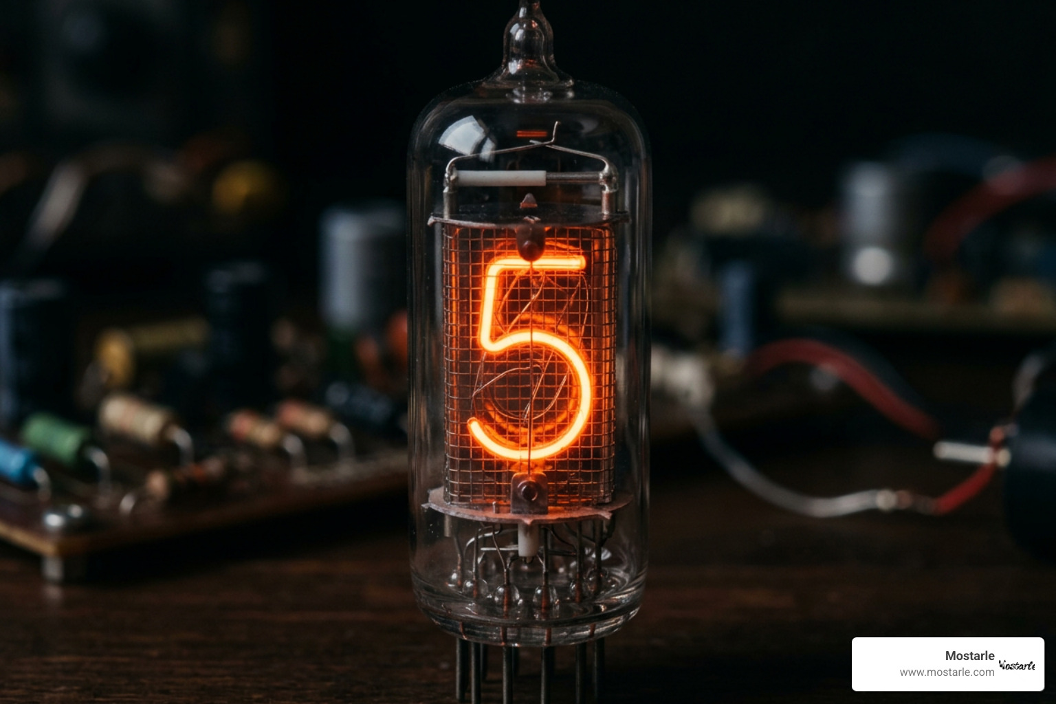 Cold cathode glow discharge inside a glass tube
