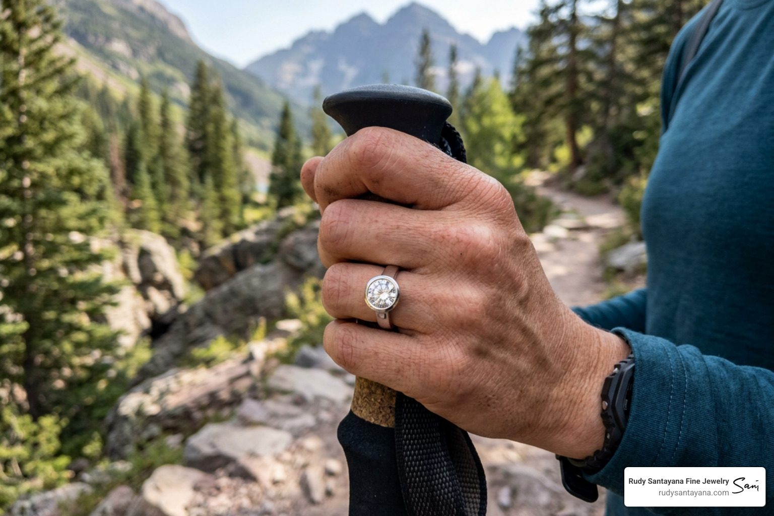 durable bezel-set ring for an active lifestyle durable bezel-set ring for an active lifestyle