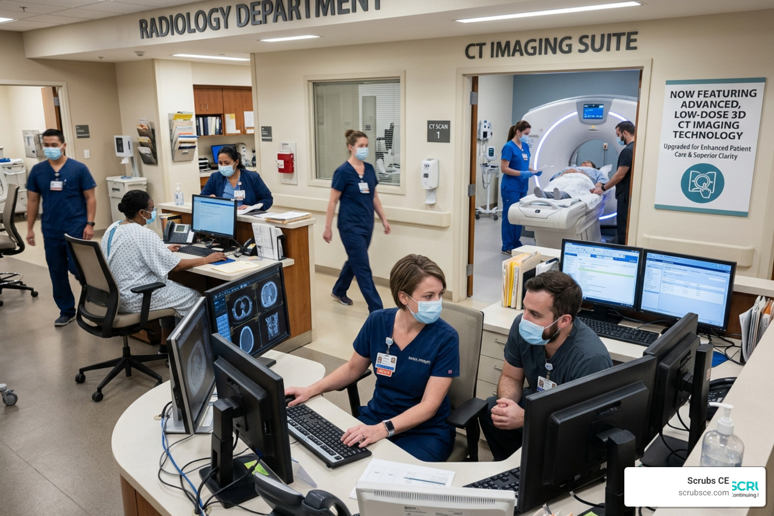 Radiology department workflow efficiency with upgraded CT technology Radiology department workflow efficiency with upgraded CT technology