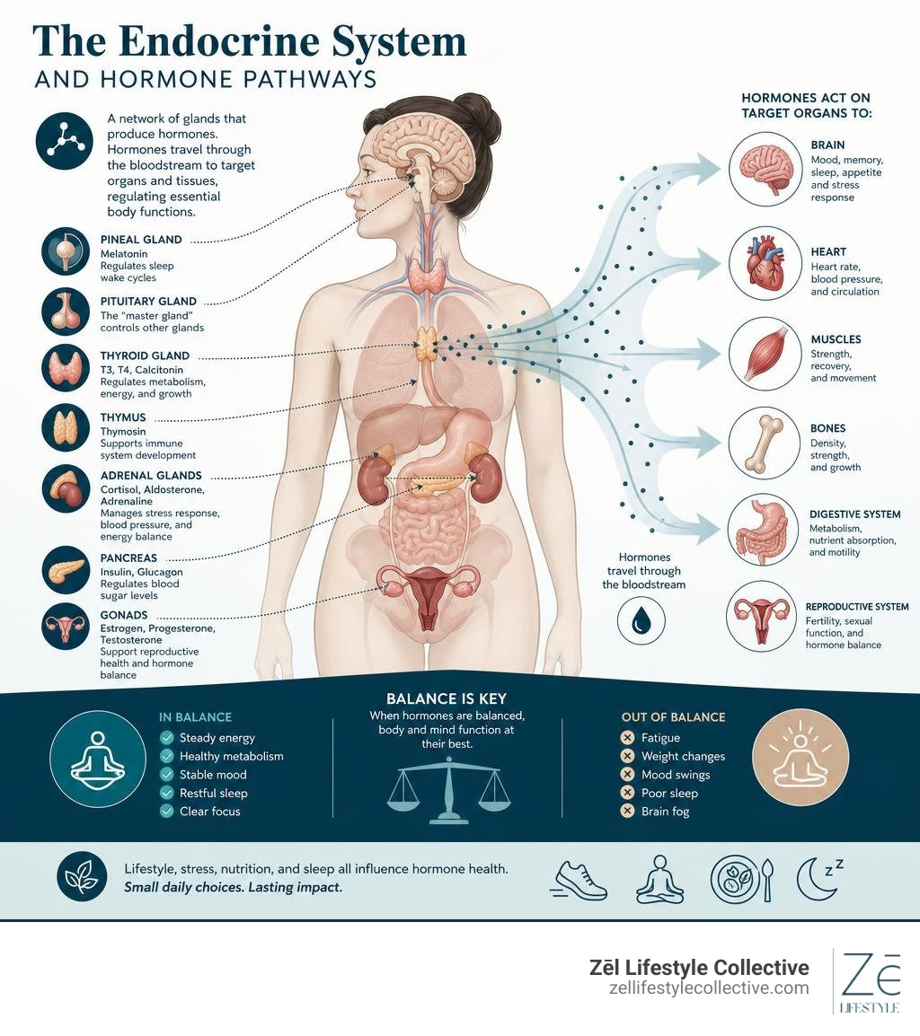 infographic explaining the endocrine system and hormone pathways infographic infographic explaining the endocrine system and hormone pathways infographic