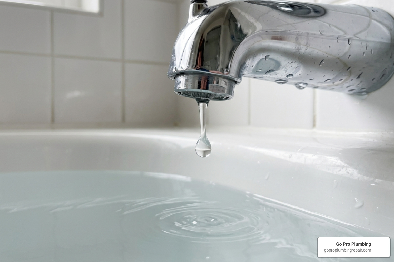 water dripping from a tub spout water dripping from a tub spout