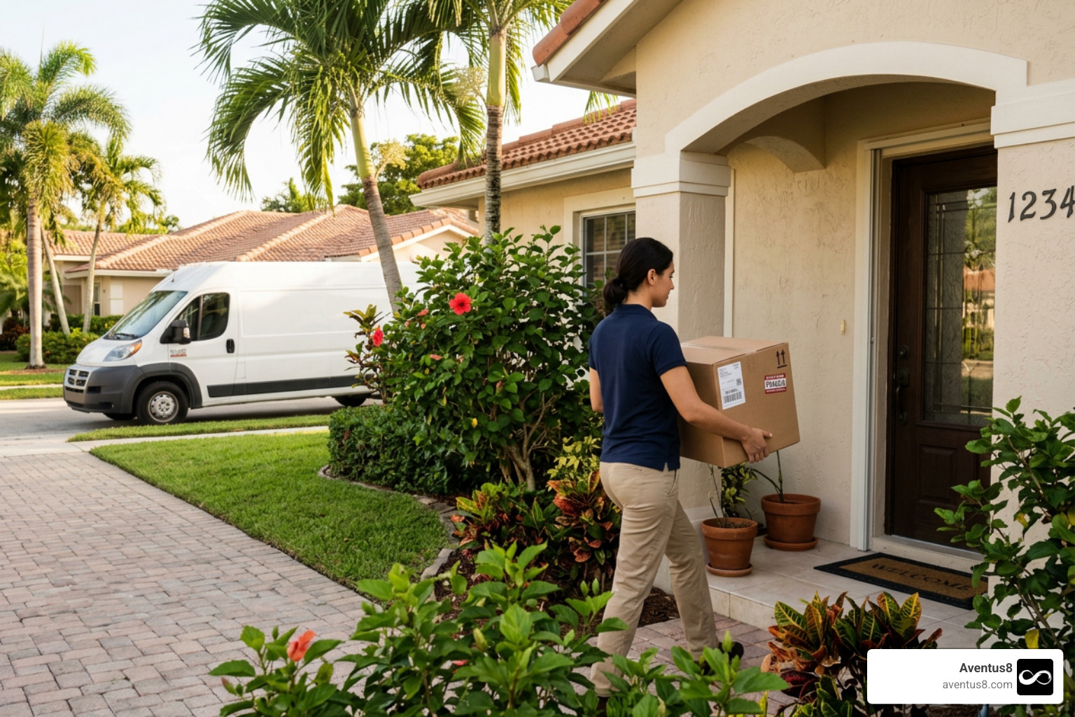 cannabis shipping USA delivery package arriving at Hollywood FL home cannabis shipping USA delivery package arriving at Hollywood FL home