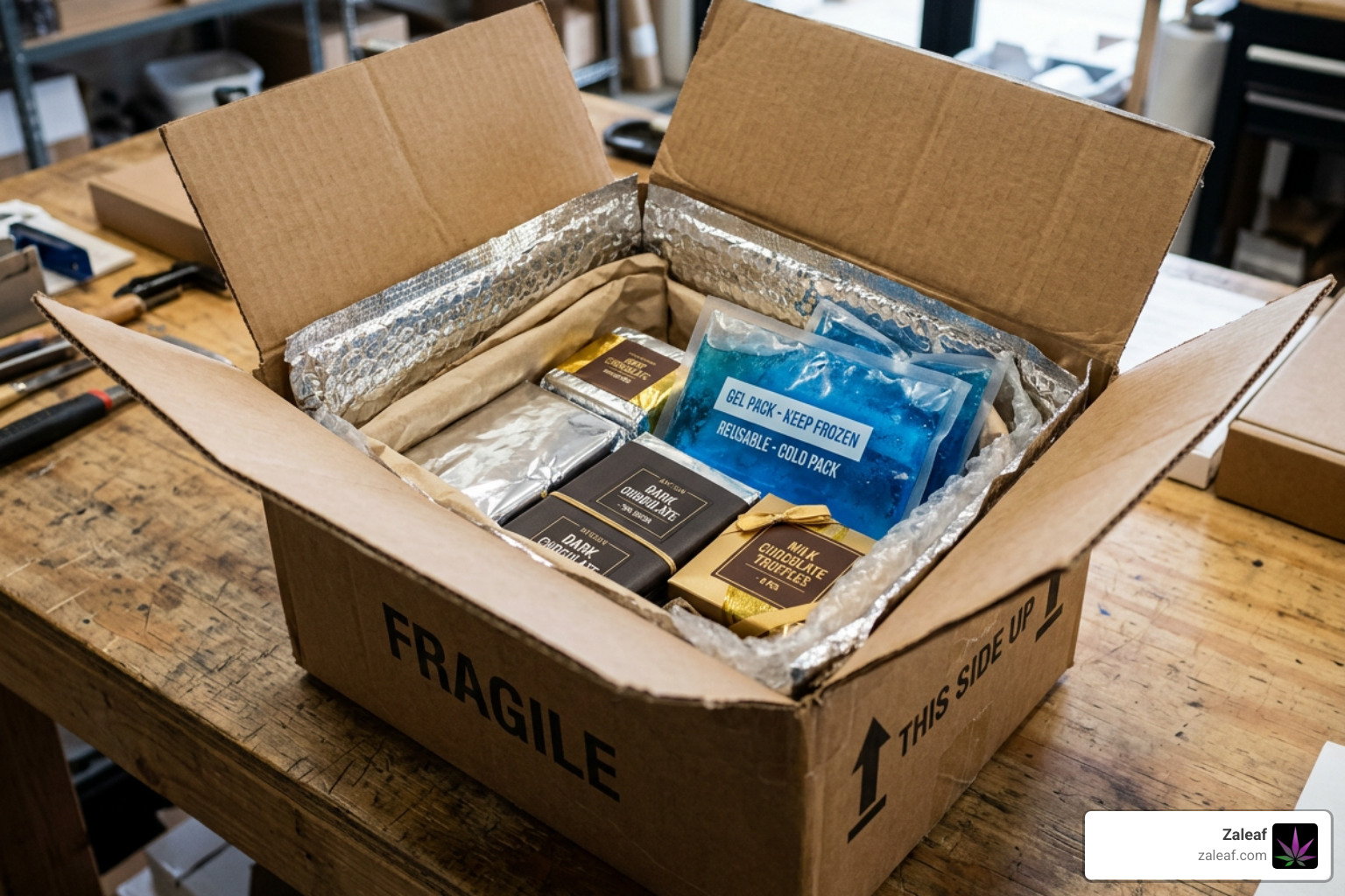 insulated chocolate packaging with gel ice packs insulated chocolate packaging with gel ice packs