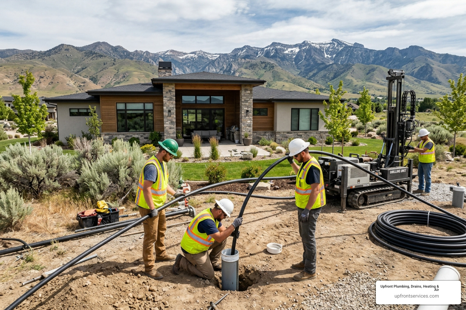 geothermal heating system installation in Boise