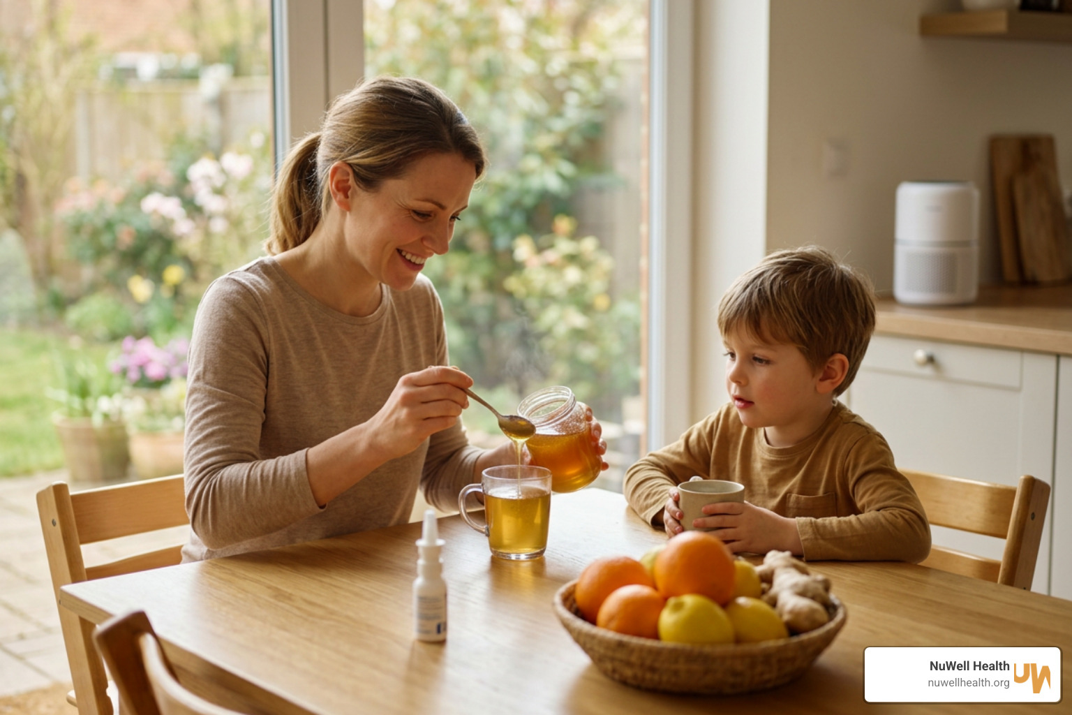 HEPA air purifier in a bedroom reducing airborne pollen HEPA air purifier in a bedroom reducing airborne pollen