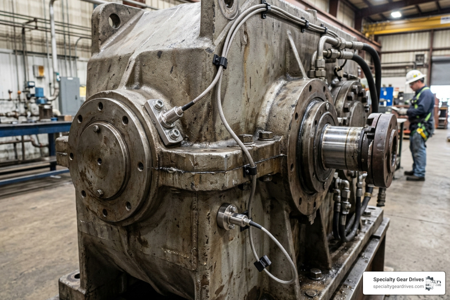 vibration sensor placement on industrial gearbox casing vibration sensor placement on industrial gearbox casing