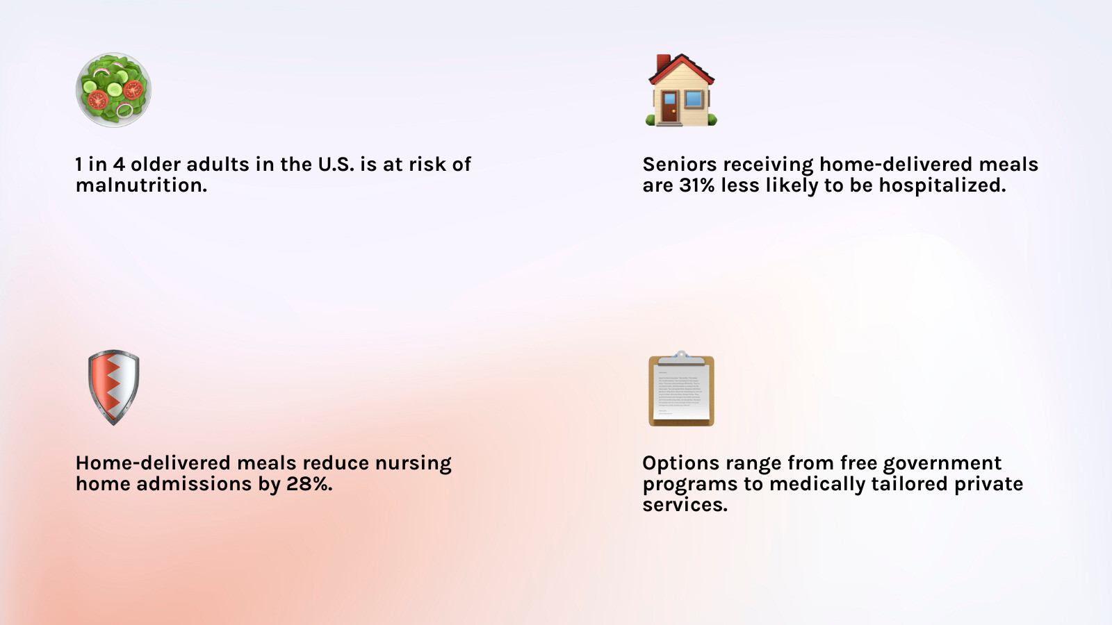 Infographic showing types of senior meal delivery, key benefits, and eligibility overview infographic Infographic showing types of senior meal delivery, key benefits, and eligibility overview infographic
