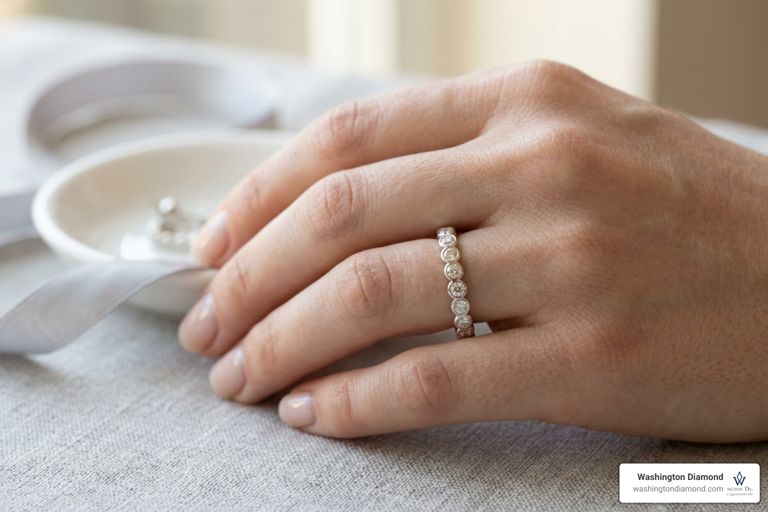 bezel set eternity band bezel set eternity band