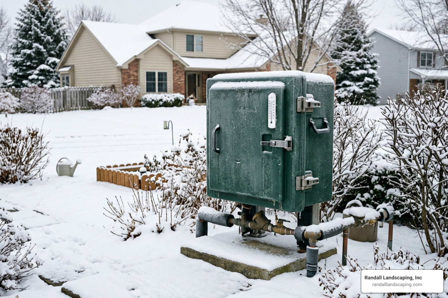 Insulated backflow preventer enclosure for winter protection Insulated backflow preventer enclosure for winter protection