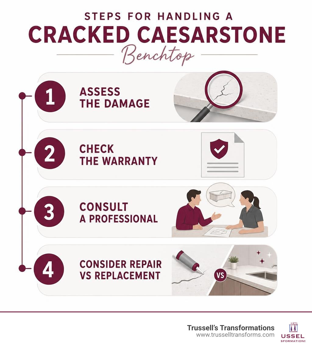 Steps For Handling A Cracked Caesarstone Benchtop: Assess Damage, Check Warranty, Consult A Professional, Consider Repair Vs Steps For Handling A Cracked Caesarstone Benchtop: Assess Damage, Check Warranty, Consult A Professional, Consider Repair Vs