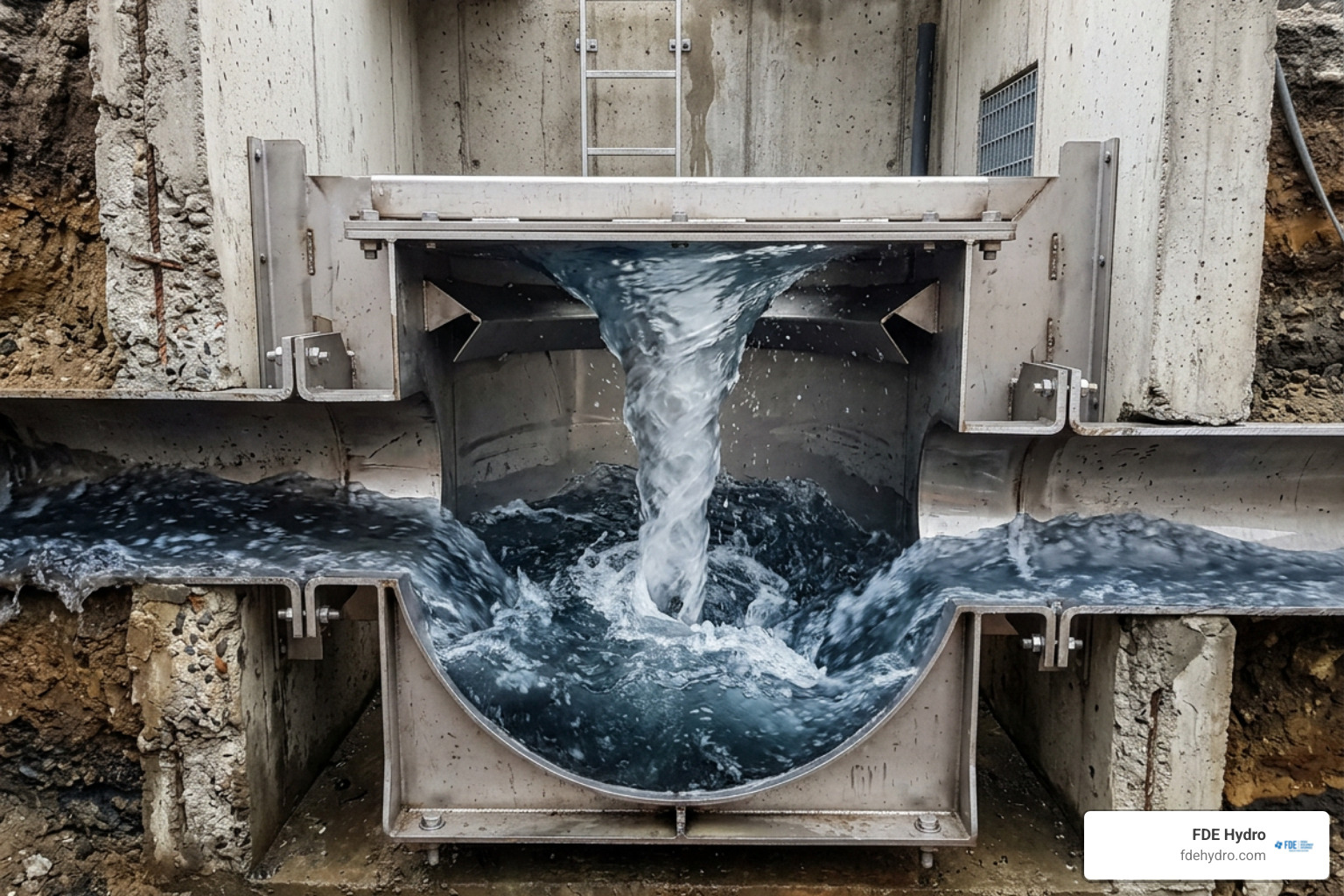 vortex air core formation in a hydro brake stormwater system vortex air core formation in a hydro brake stormwater system