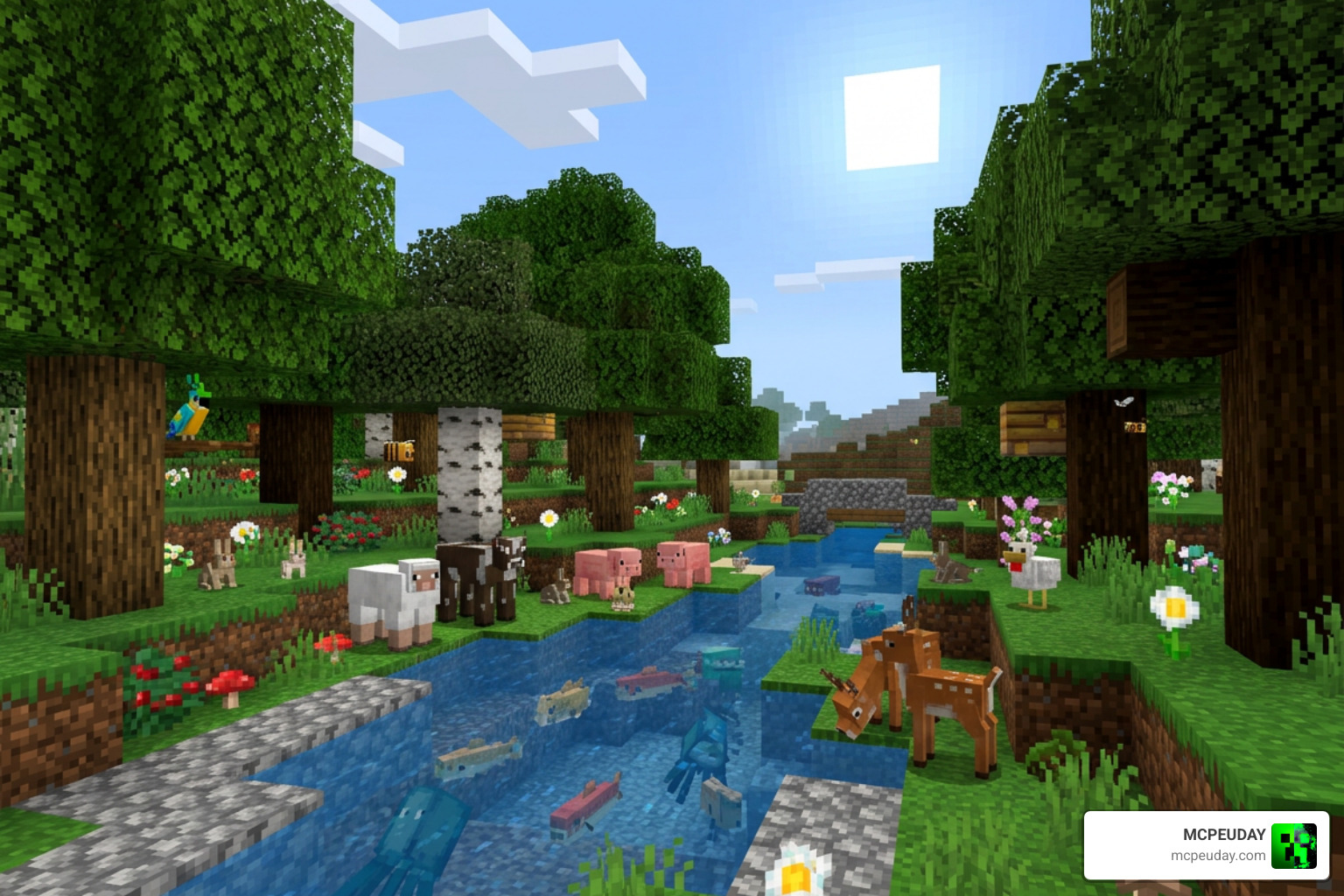 Animal Pack 500+ Addon Minecraft wildlife Bedrock Edition Overworld Animal Pack 500+ Addon Minecraft wildlife Bedrock Edition Overworld