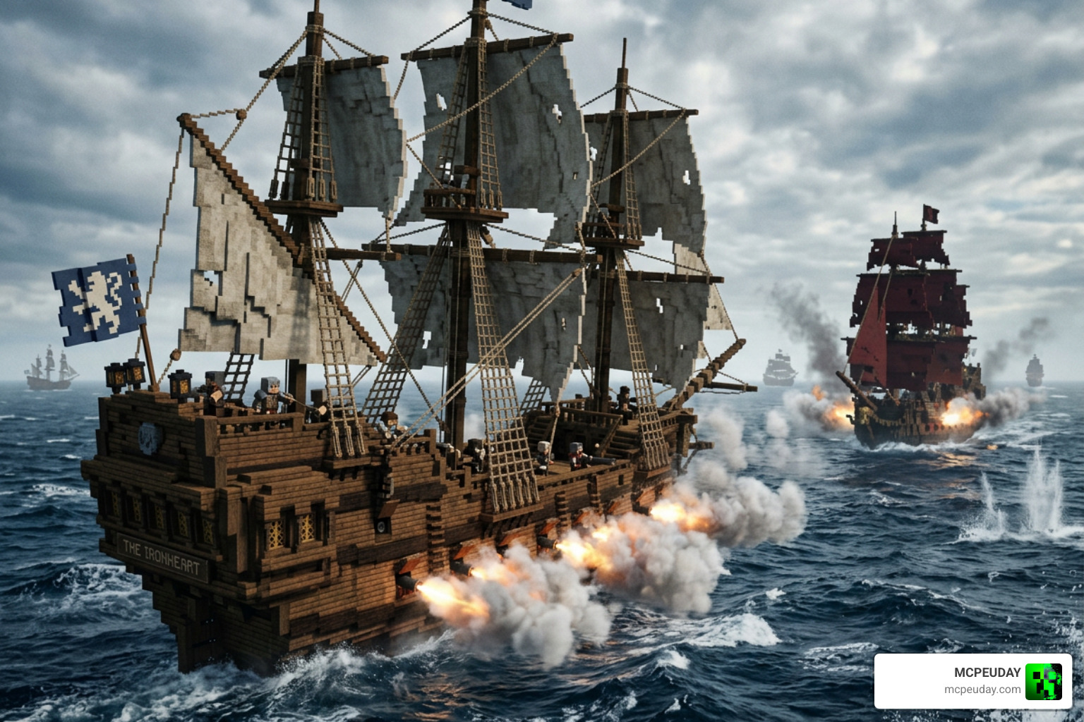 Mhafy's Ship Addon custom ship firing cannons in battle Mhafy's Ship Addon custom ship firing cannons in battle