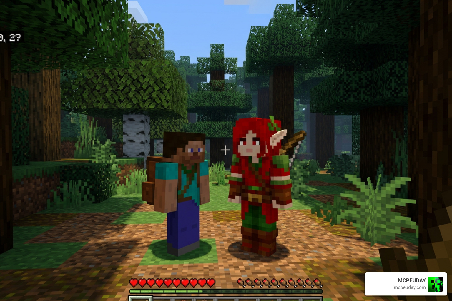 Jenny Elf Addon Minecraft Bedrock companion NPC Jenny Elf Addon Minecraft Bedrock companion NPC