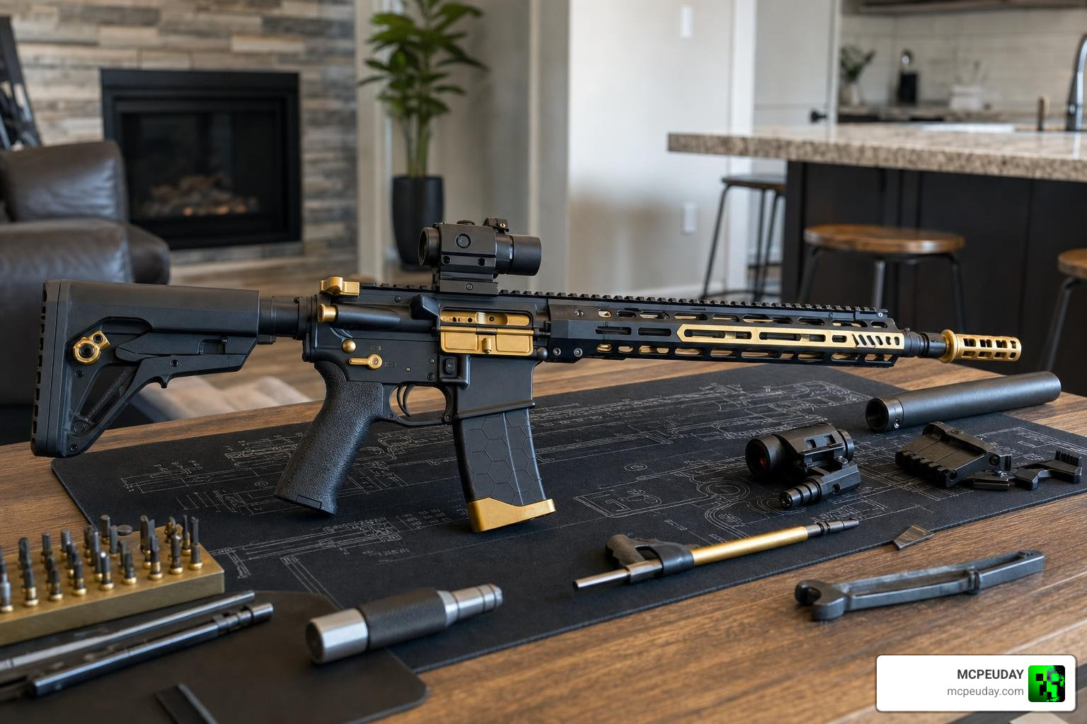 TACZ Golden Zero Addon weapon customization screen TACZ Golden Zero Addon weapon customization screen