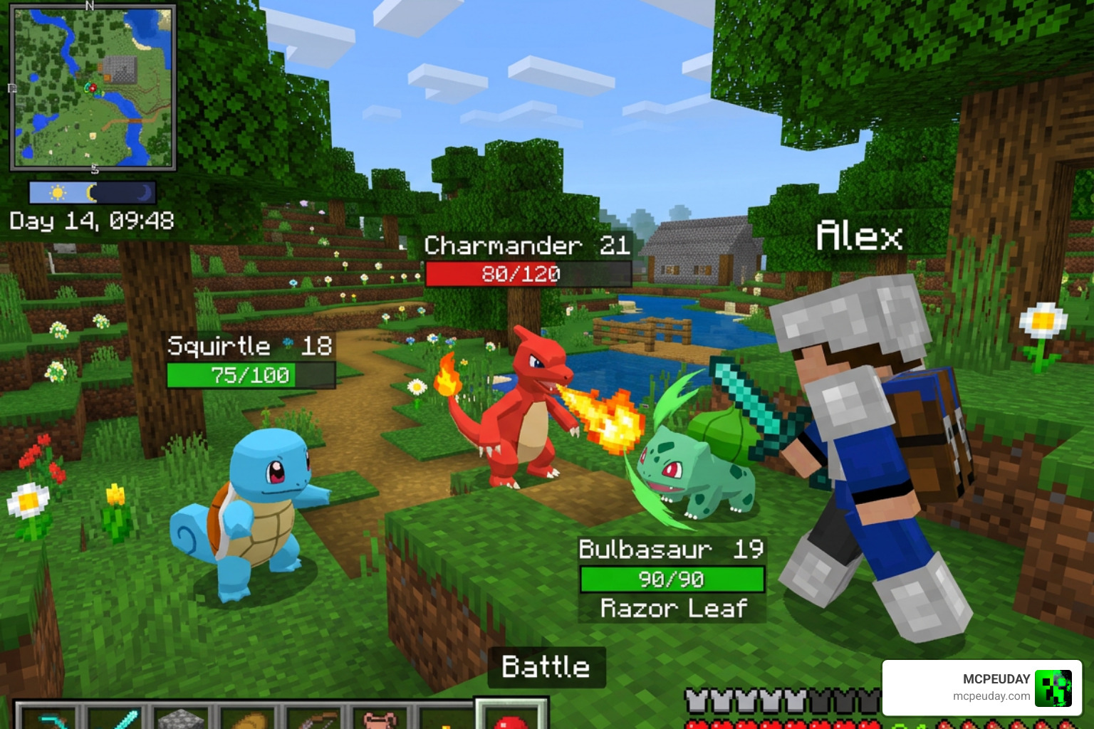 SERP Pokédrock ADDON Minecraft Bedrock creature collecting gameplay SERP Pokédrock ADDON Minecraft Bedrock creature collecting gameplay