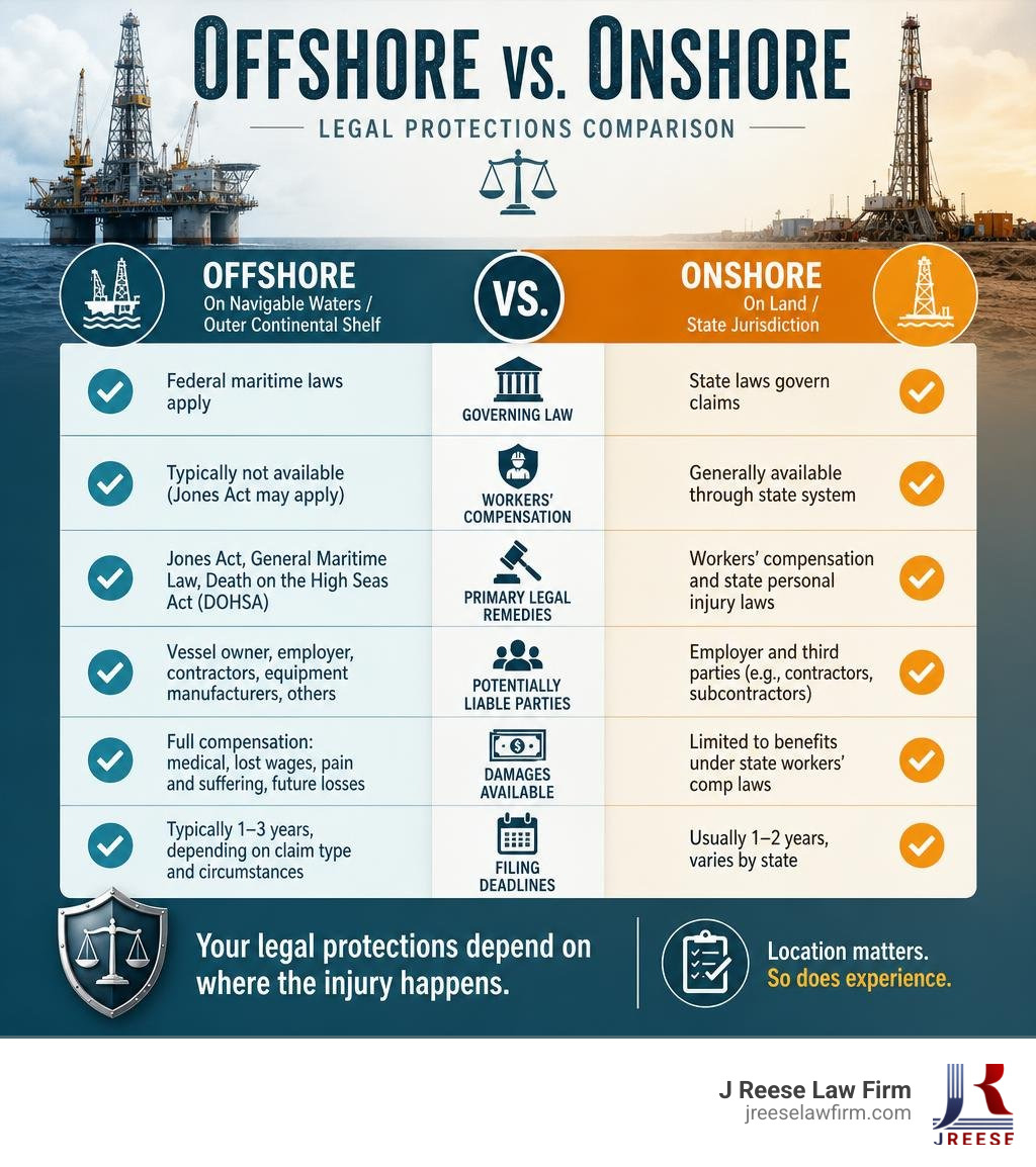 offshore versus onshore legal protections comparison chart infographic