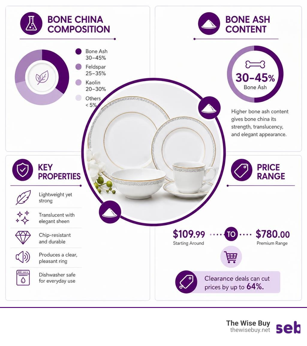 Bone china composition, bone ash content, key properties, and price range infographic infographic Bone china composition, bone ash content, key properties, and price range infographic infographic