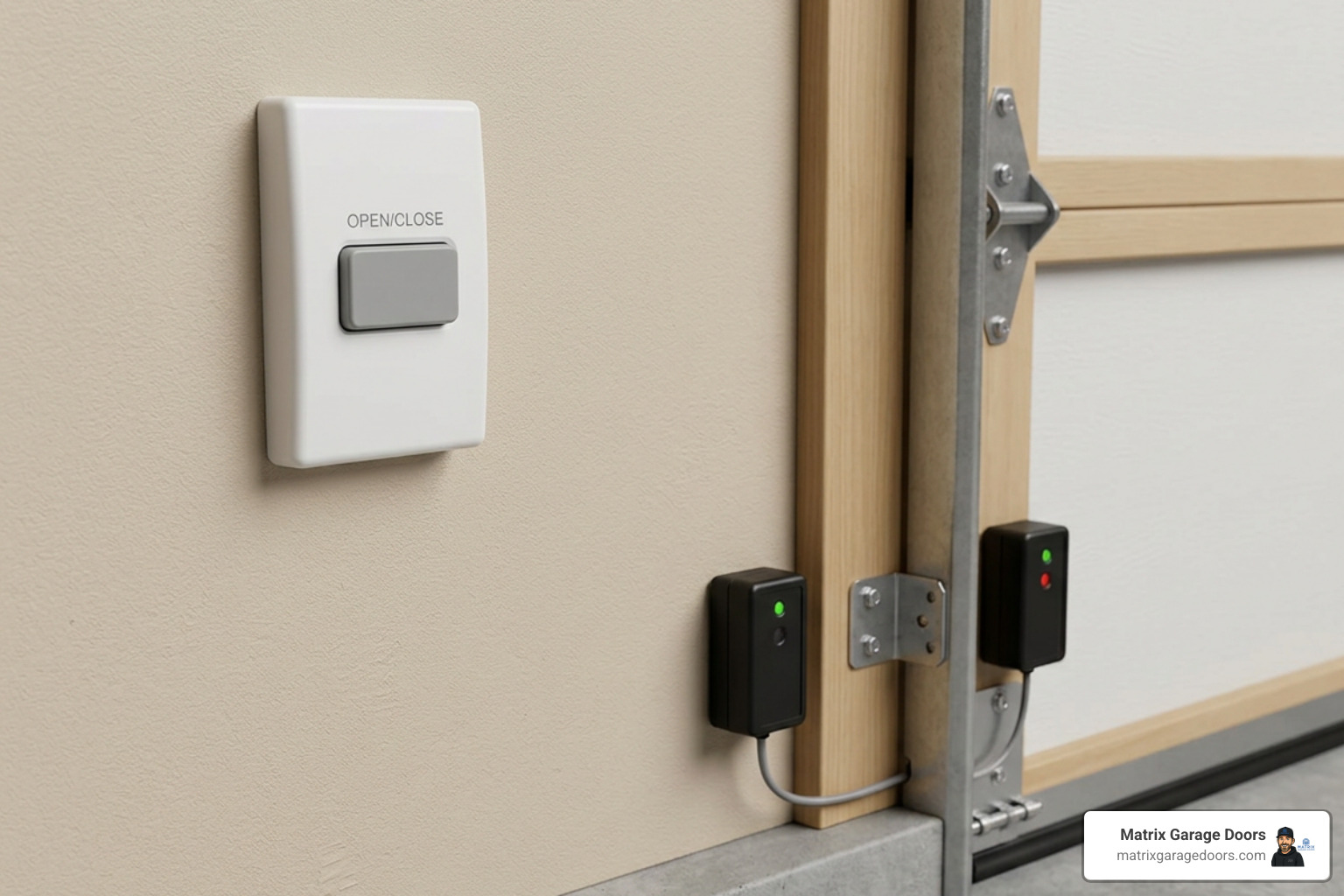 garage door safety sensors and wall button garage door safety sensors and wall button
