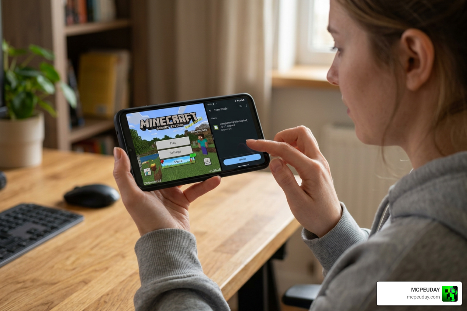 Step-by-step installation process of Newb X Dragon Shader on mobile devices